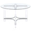 Uptown - 5 Piece Round Dining Set - Chrome
