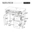 Bathroom Vanity With Sink, Soft Close Doors & Drawers - Wood