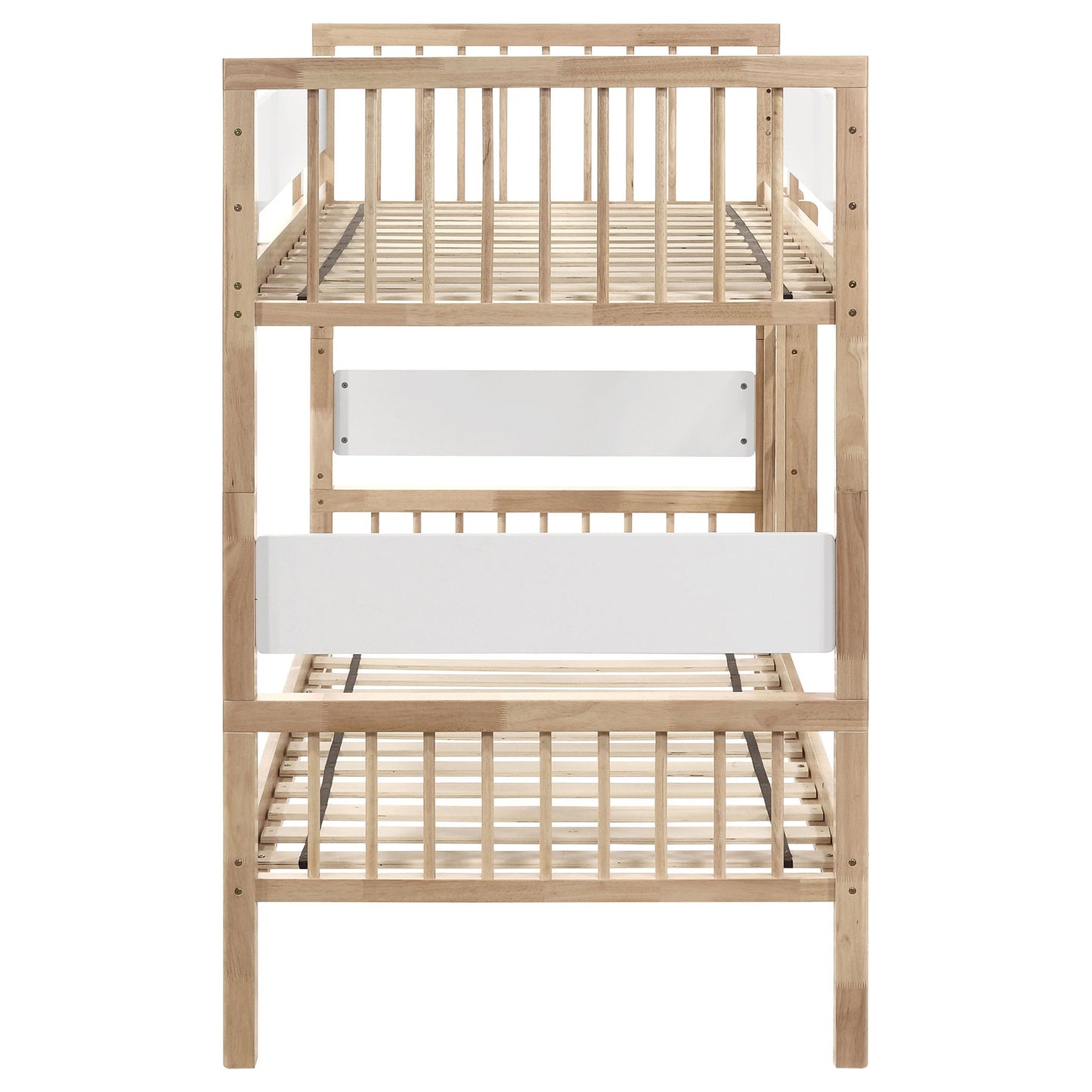 Ponderosa - Twin Over Twin Bunk Bed With Accents - Natural