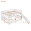 Low Bunk Bed With Slide, Fence And Ladder
