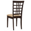 Vanetta - 3 Piece Dining Set With Drop Leaf Table And Chairs - Cappuccino