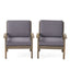 Peyton Club Chair Outdoor Seating Acacia Wood 32.25 X 28.00 X 31.25"