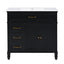 Bathroom Vanity With Sink, Freestanding Cabinet & Drawers