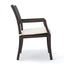 Outdoor Wicker Dining Chair With Water Resistant Cushions (Set of 2) - White / Brown