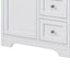 Double Sink Bathroom Vanity With Countertop, 2 Ceramic Sinks, 6 Drawers, Soft Close Design