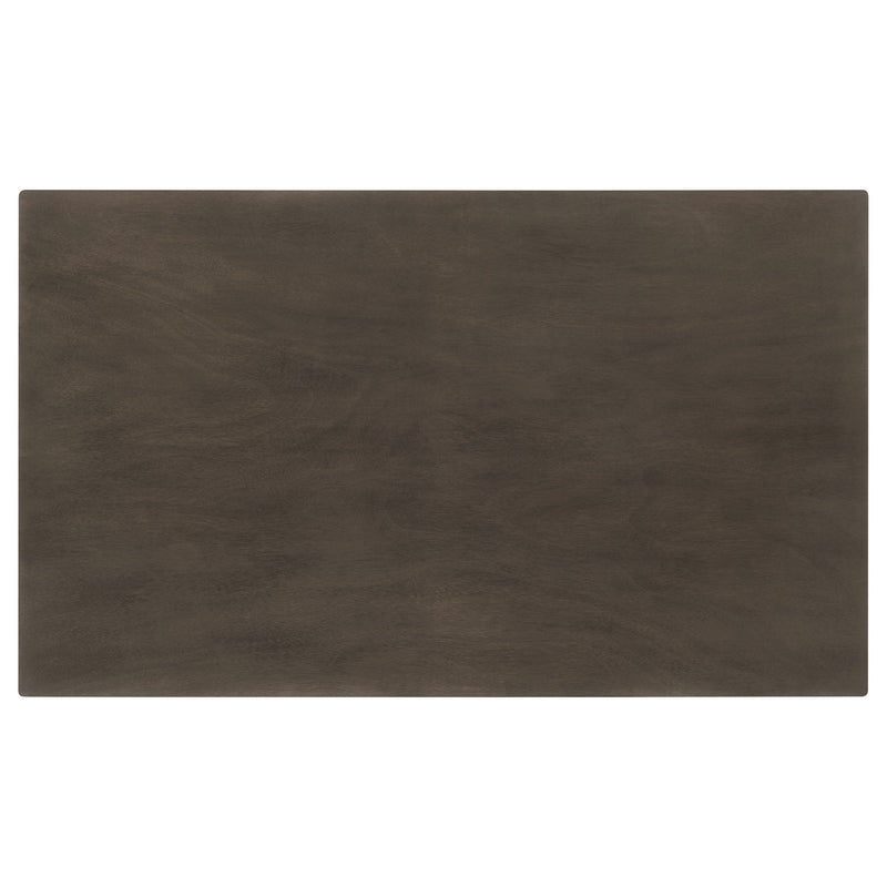 Perkins - 5 Piece Rectangular Dining Set With Chairs - Dark Brown