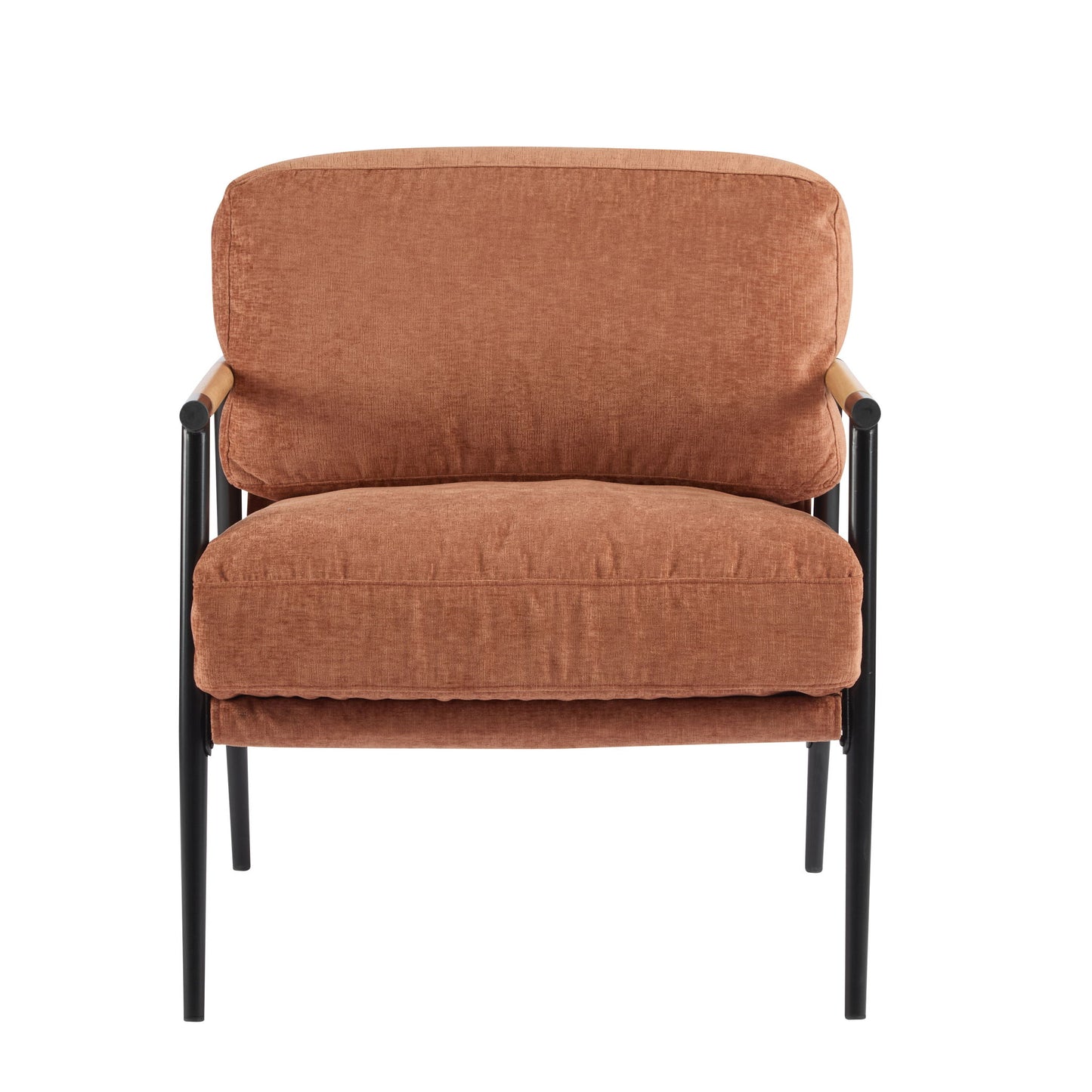 Modern Accent Chair With Cushions, Cozy Seating
