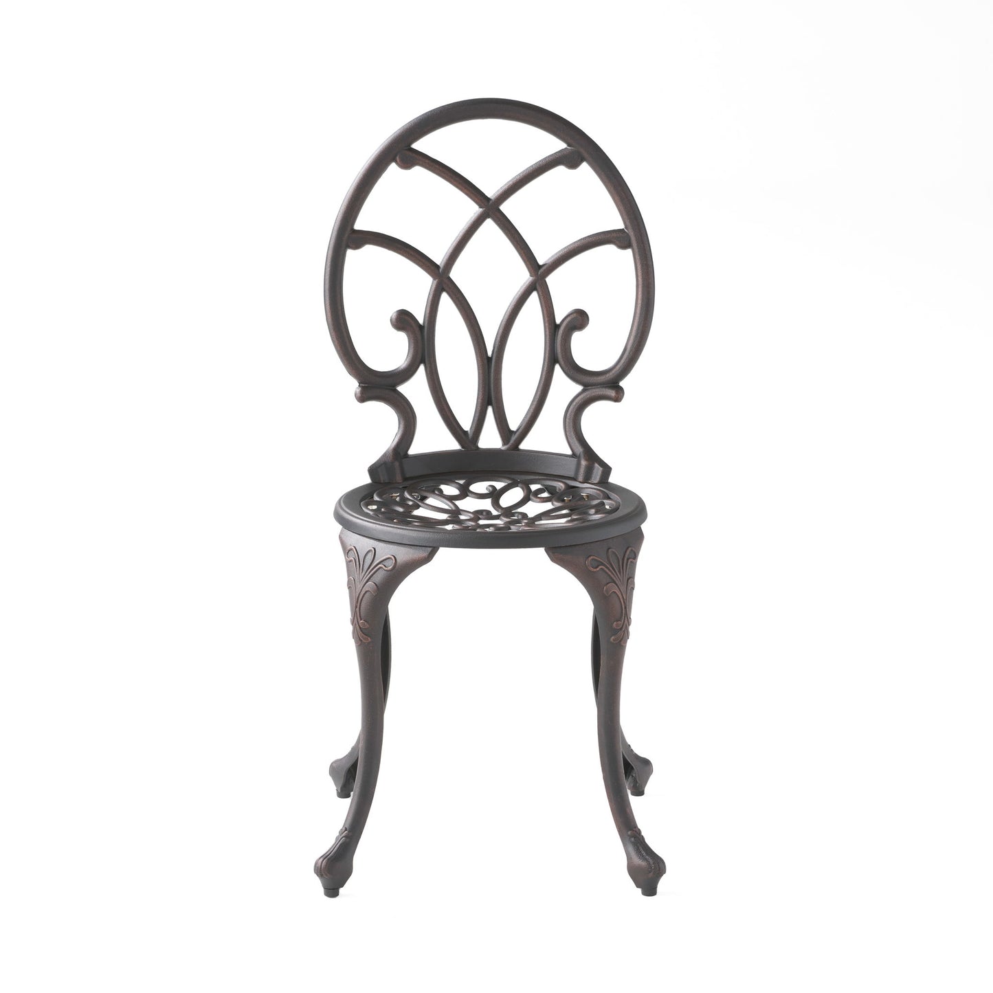 Charleston 3 Pieces Cast Bistro Set - Copper