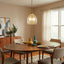 Zen - 5 Pendant Chain Hanging Light - Clear / Gold