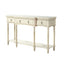 Retro Console Table With 3 Soft Close Drawers