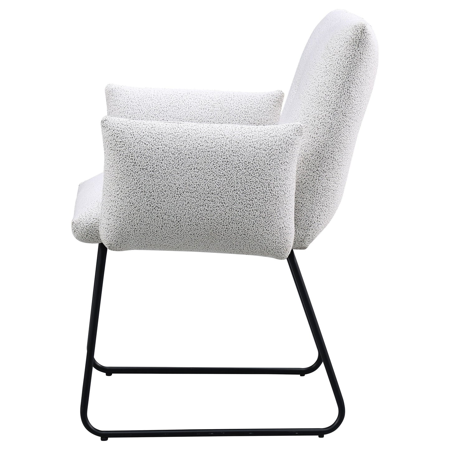 Donica - Upholstered Dining Arm Chair (Set of 2) - Light Gray
