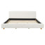 Upholstered Platform Bed Frame With Thick Headboard