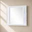 Abigale - Mirror For Dresser Top Made With LED (Includes Only Mirror) - White