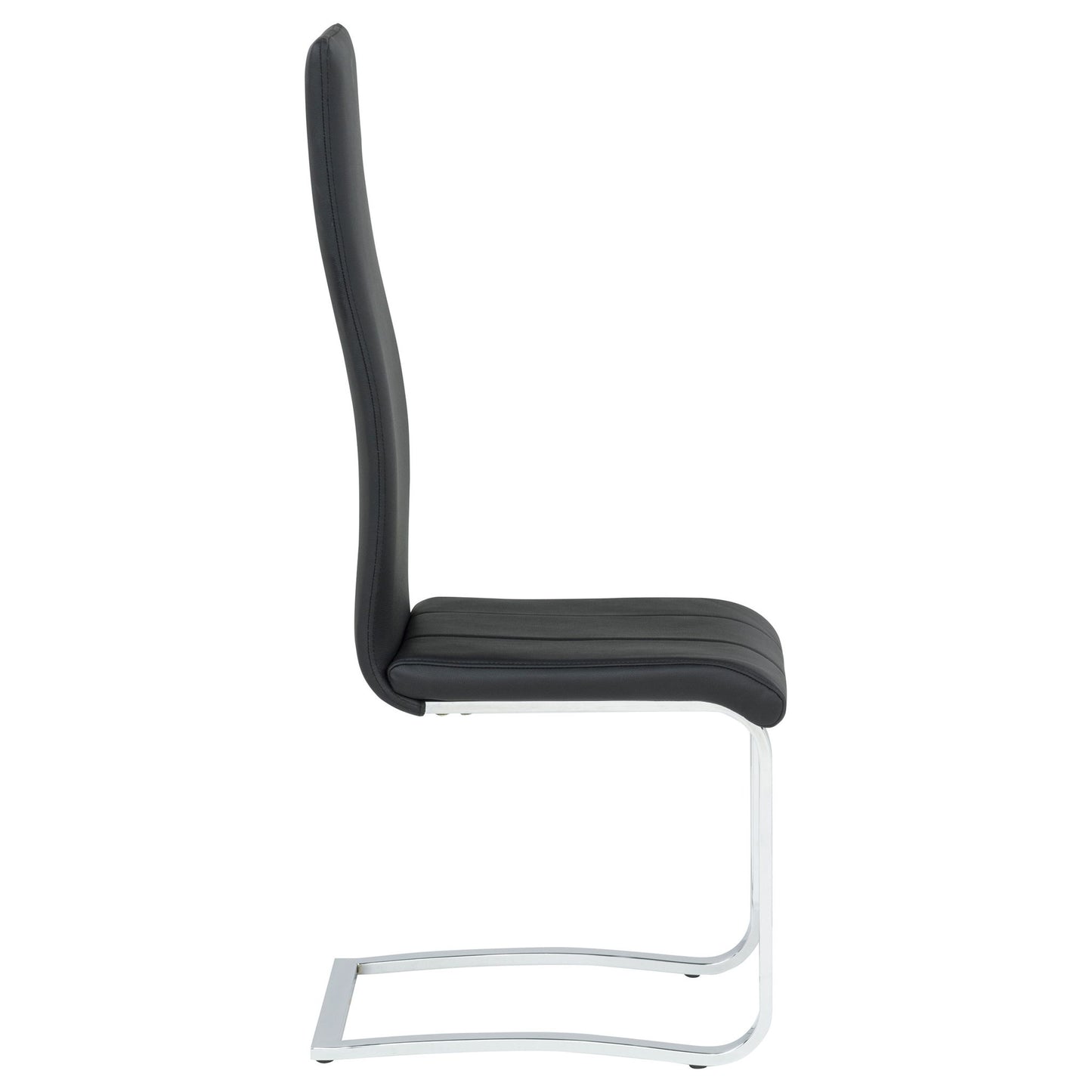 High Back Side Chairs Dining Chairs With Padded Upholstery (Set of 4)