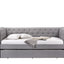 Justice - Twin Daybed With Trundle - Smoke Gray