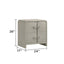 Aria - 2 Drawer Nightstand - Beige