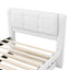 Upholstered Platform Bed With Multifunctional Trundle