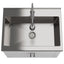 Hennessy - Deluxe Laundry Cabinet With Faucet And Stainless Steel Sink