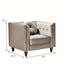 Chesterfield Accent Tufted Square Arm Side Chair