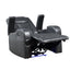 Alair - Leather Aire Power Motion Recliner With Bluetooth, Wireless Charger Cupholder - Dark Gray