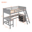 Loft Bed With Shelves With Desk