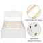 Platform Bed & Headboard, Footboard And Wood Slat Support