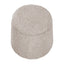 Elegant Round Storage Ottoman Upholstered