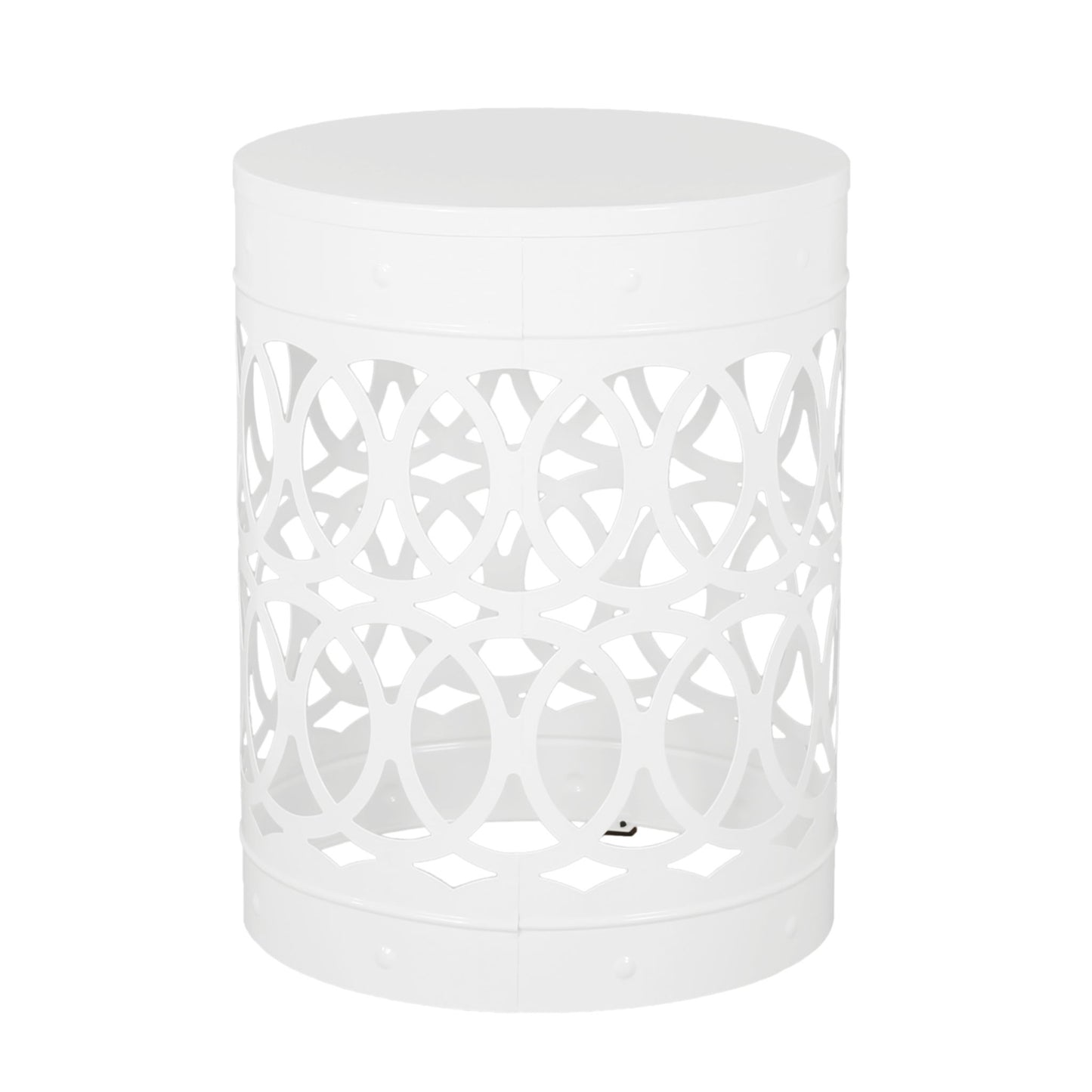 Outdoor Metal S/2 End Table