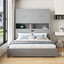 Platform Bed With USB, Storage Headboard & Drawers