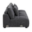 Chosen - Sectional Sofa With Toss Pillows With 2 Chaises With Ottoman - Gray