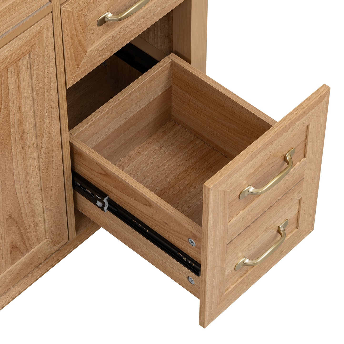 Bathroom Vanity With Sink, Soft Close Doors & Drawers - Wood