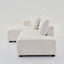 Jessica - Lamb Wool Sectional Sofa With Chaise, Versatile Configuration