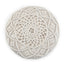 Coates - Round Macrame Pouf - Natural