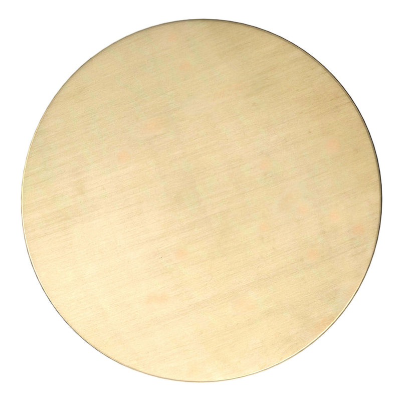 Johnsen - Cross Hatch Pattern Accent Table - Antique Gold