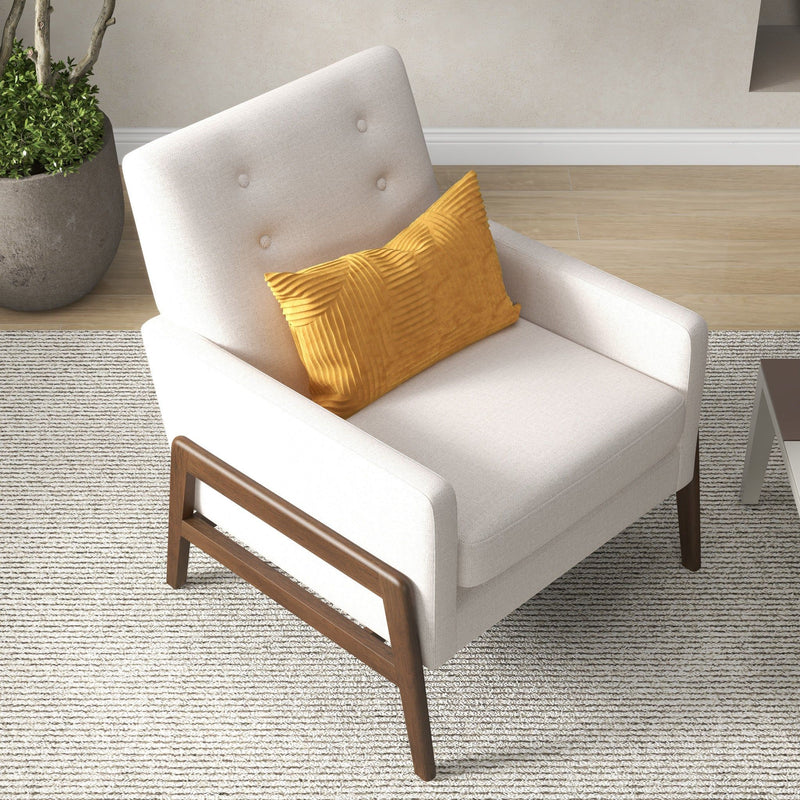 Cole - Solid Wood Lounge Chair
