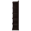 6 Tier Corner Bookcase - Cappuccino
