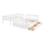 Bunk Bed With Ladders And 2 Storage Drawers