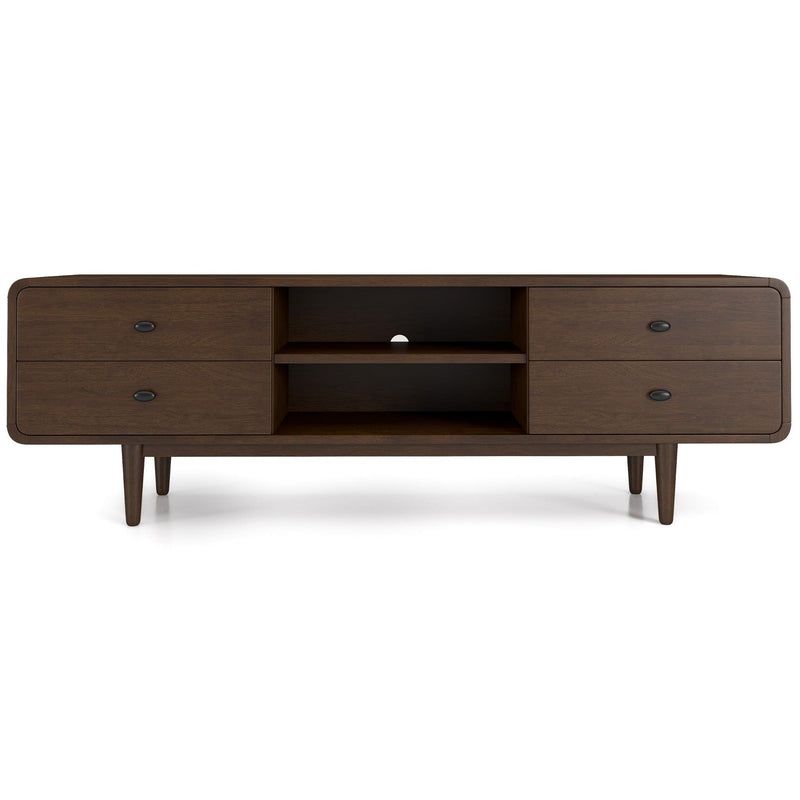 Alexa - TV Stand - Dark Brown / Wood