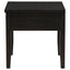 Sutter - 1 Drawer Square End Table - Dark Brown