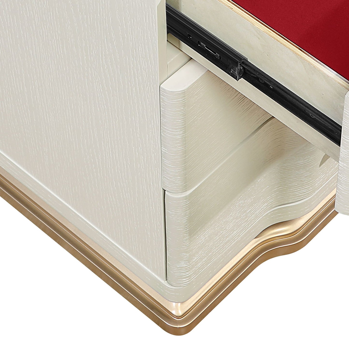Lexington - 3 Drawer Nightstand - Beige