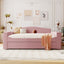 Upholstered Daybed With Storage Armrests, Trundle And Latest Integrated tooth Audio System
