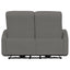 Manual Reclining Loveseat With Dual Seating Support For Living Room