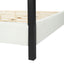 Modern Canopy Bed With Upholstery