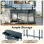 Retro Console Table With 3 Soft Close Drawers