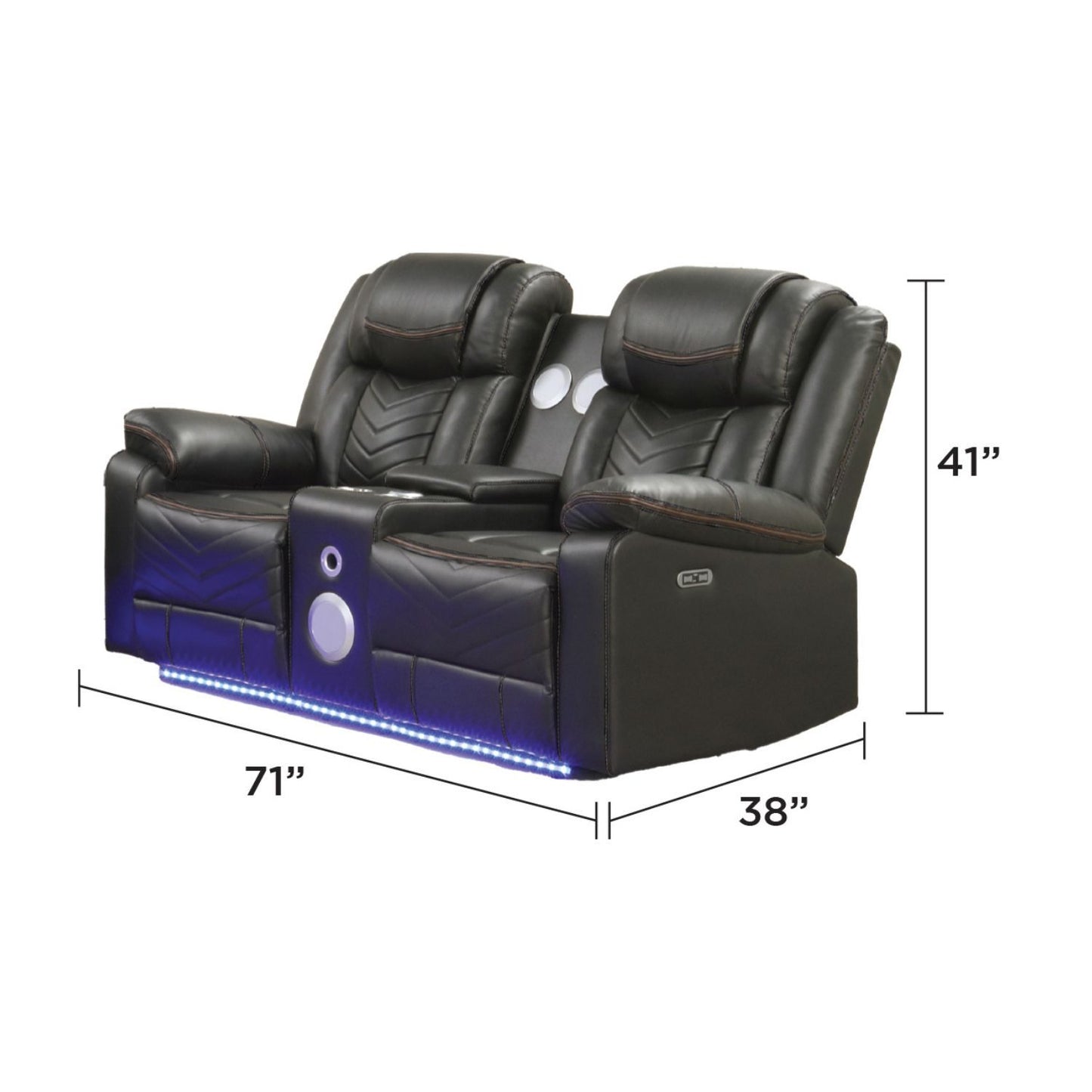 Challenger - LED Power Recliner Set