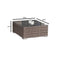 Outdoor Wicker Seating Group With Cushions
