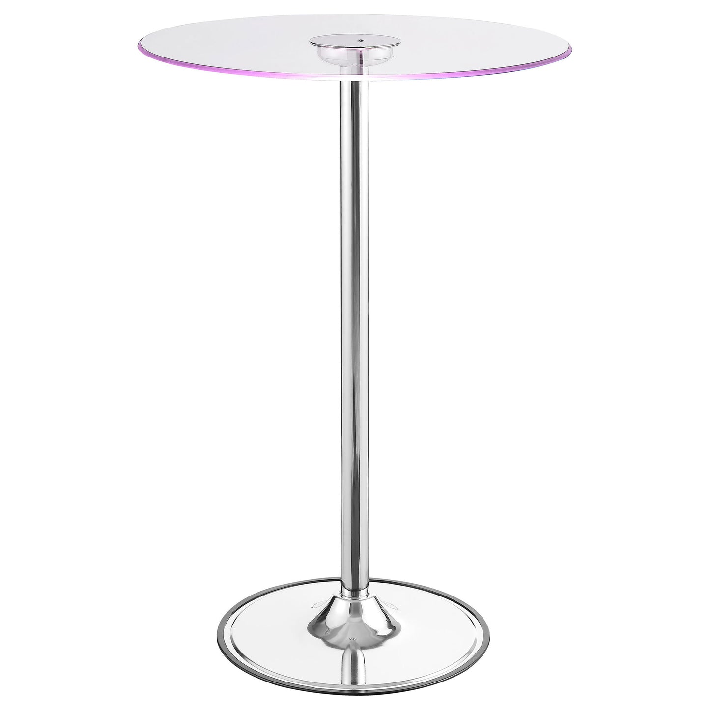 Indra - LED Bistro Table - Chrome