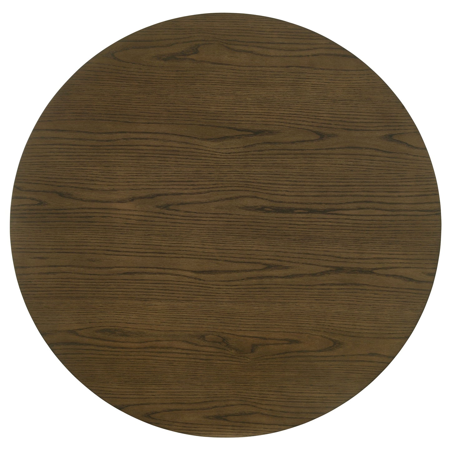 Crispin - 5 Piece Round Dining Table Set With Upholstered Chairs - Brown