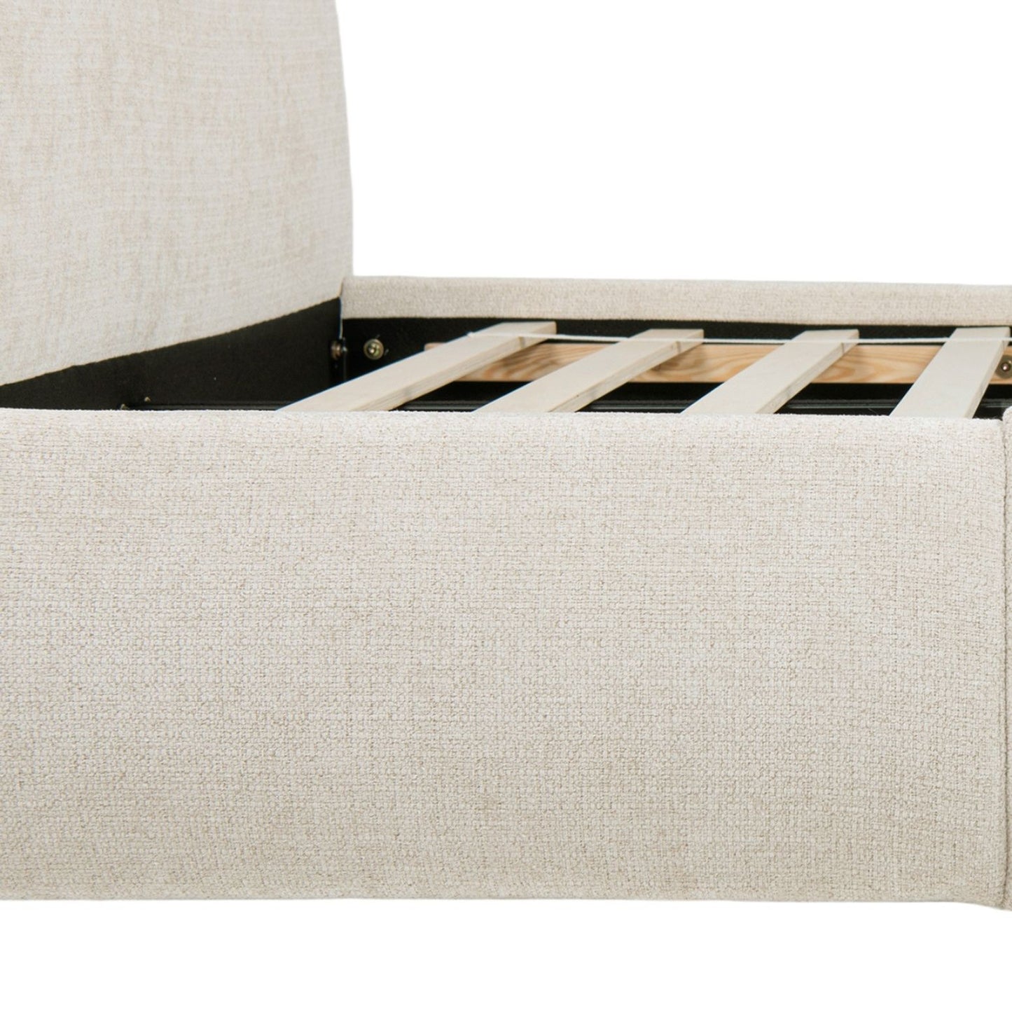 Archie Puffy Grounded - Upholstered Platform Bed