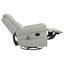 Manual Recliner Chair With 270 Degree Swivel, Massage & Heating, Dual Reclining Positions